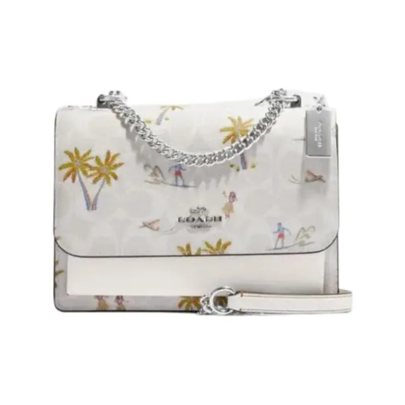 COACH Klare Leather Envelope Bag, Crossbody Bag, Shoulder Bag Small Size Women's-0