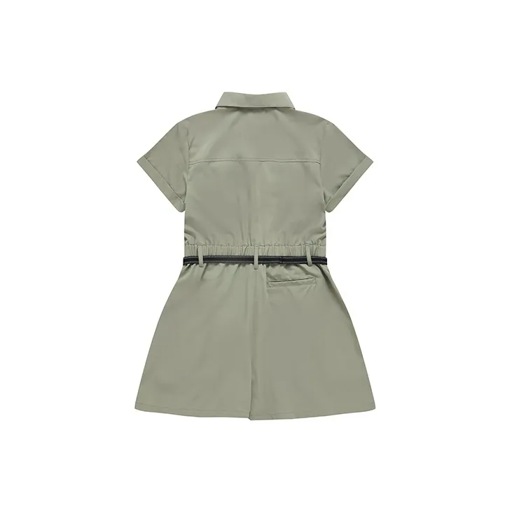 FILA FUSION Trending Street Series Jumpsuit Women's Hazy Khaki-1