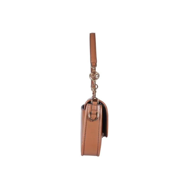 MICHAEL KORS Bradshaw Leather Shoulder Bag, Baguette Bag, Handbag, Shoulder Bag Women's Brown-3