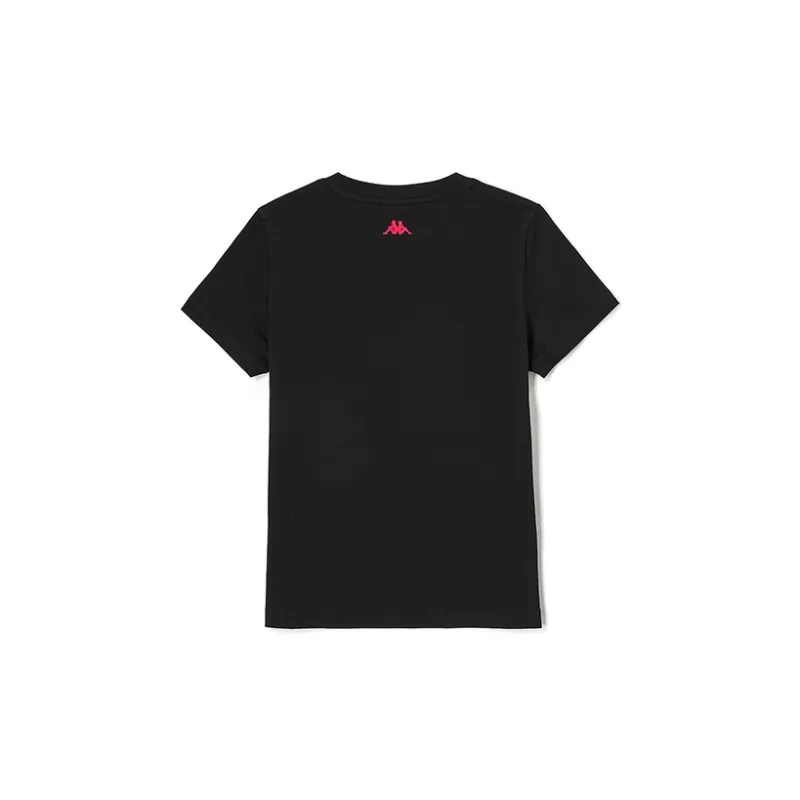 Kappa Set in Sleeve T Shirt Women's Black-1