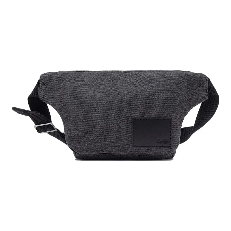 LiNing Cotton Sling Bag, Fanny Pack Regular Unisex Black-3