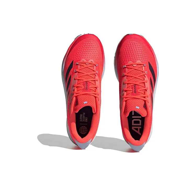Adidas Adizero SL Anti-Slip And Wear-Resistant Lightweight Low-Top Running Shoes Men's Red White Special Shoebox Set-5