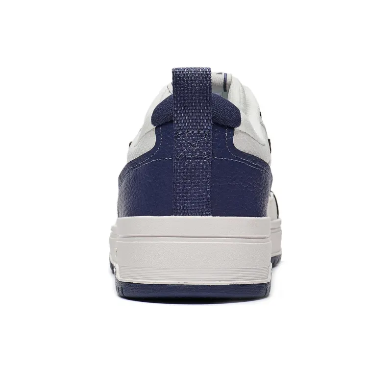 LiNing Tianji 2.0 Anti-Slip Wear-Resistant Low-Top Skateboard Shoes Men's White Blue-5