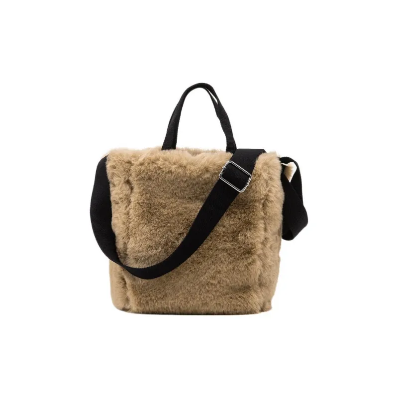 Levi’s Cotton Canvas Tote Bag Shopping Bag Shoulder Bag Crossbody Bag Handbag Mini Women's Brown-1