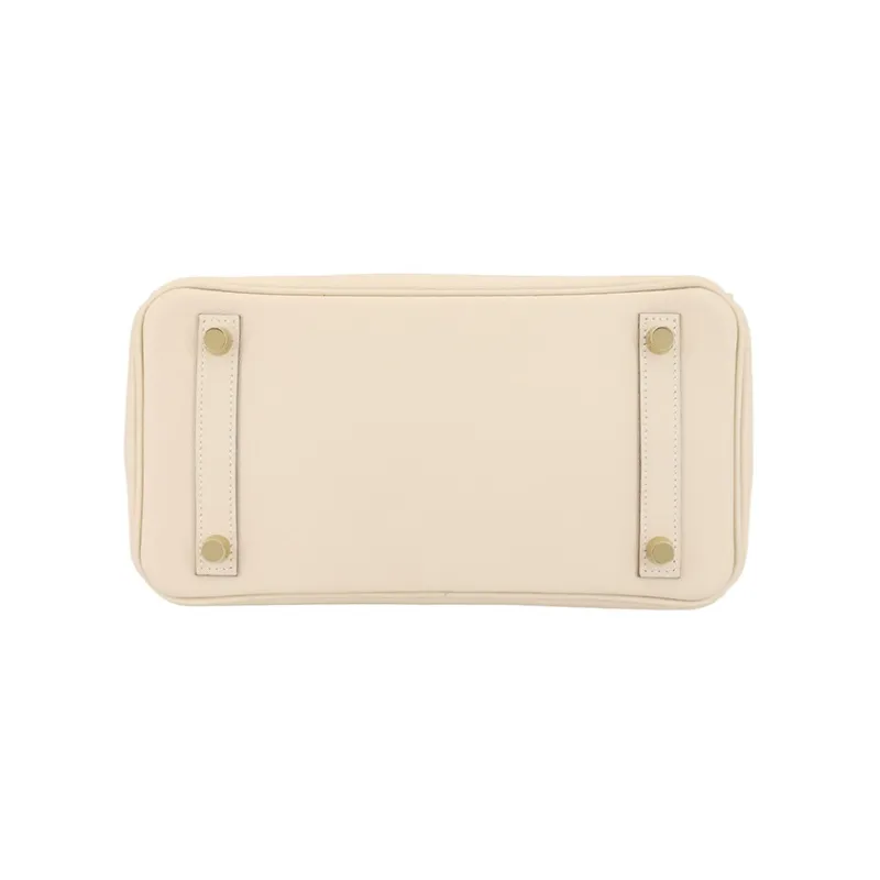 HERMES Birkin Jonathan Leather Birkin Bag Handbags Women's 10 Craie Milkshake White-5