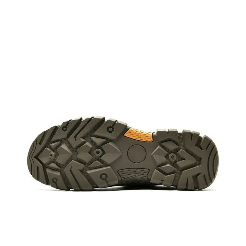 Jeep Cushioned Anti Slip Wear Resistant Waterproof Breathable Lightweight Low Top Casual Shoes Men's Brown-5