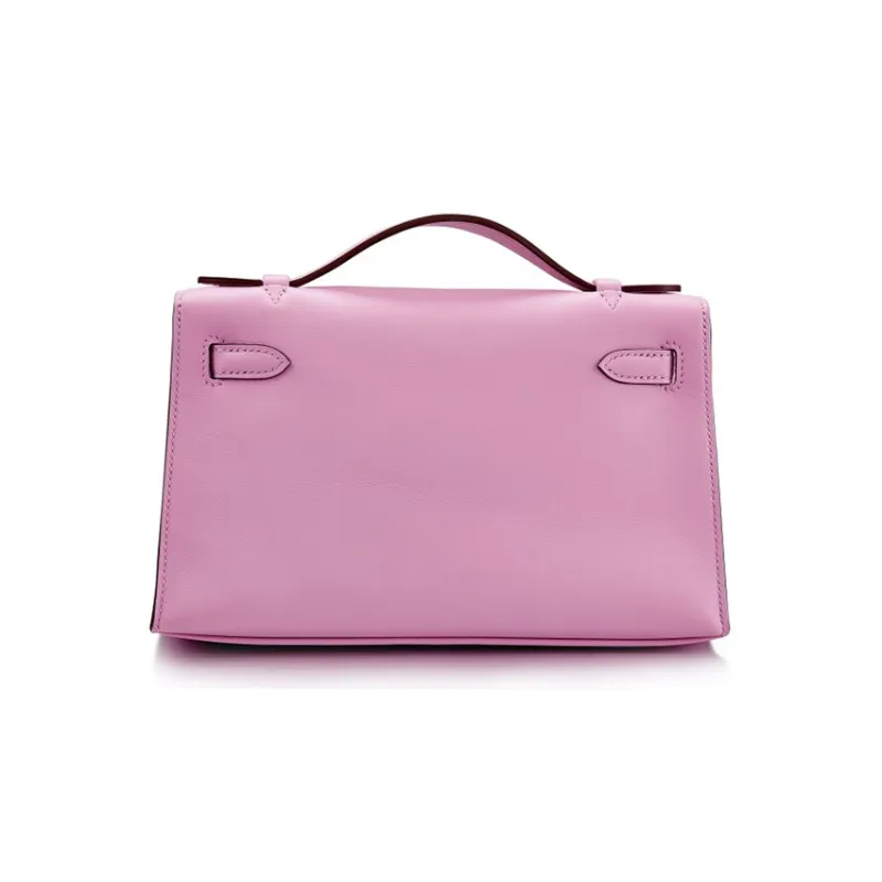 HERMES Mini Kelly Generation 1 Swift Leather Kelly Bag Handbags Women's X9 Mauve Sylvestre Marigold Purple-3