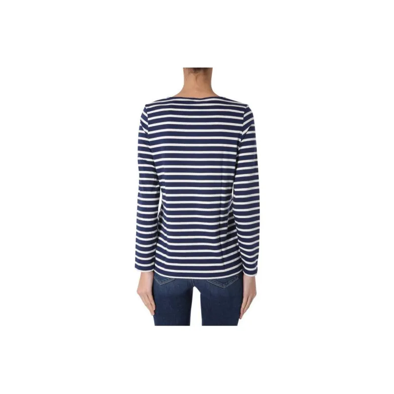 SAINT JAMES Striped Long Sleeved T Shirt-1