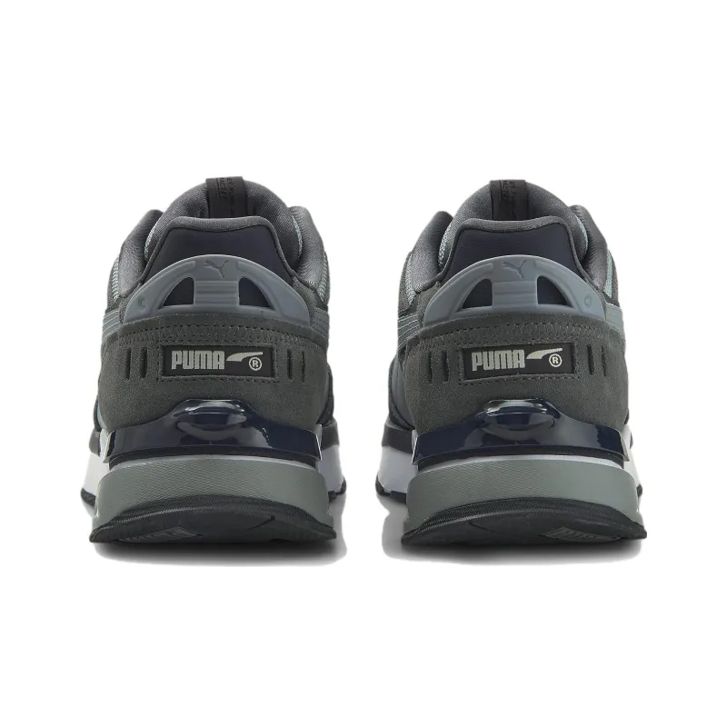 PUMA Mirage Sport Anti Slip And Wear Resistant Breathable Low Top Casual Shoes Unisex Black Gray-4