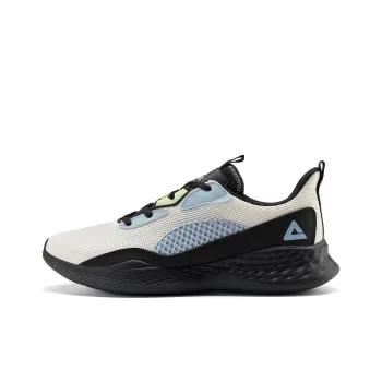 PEAK Qingyi Cushioning Anti Slip And Wear Resistant Low Top Running Shoes Men's White Black