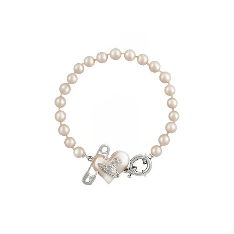 Vivienne Westwood Pearl Bracelets Women's Silver-0