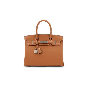 HERMES Birkin Epsom Leather Birkin Bag Handbag Regular Women's 37 Gold Brown
