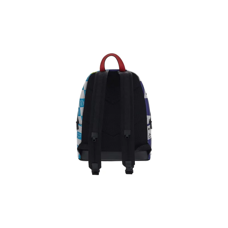 MCM Polyurethane Backpack Women's Floral-3