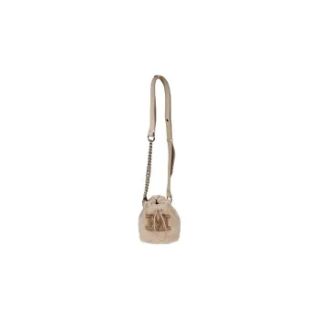 MaxMara Faux Fur Bucket Bags Crossbody Bag Shoulder Bag Women's Light Brown