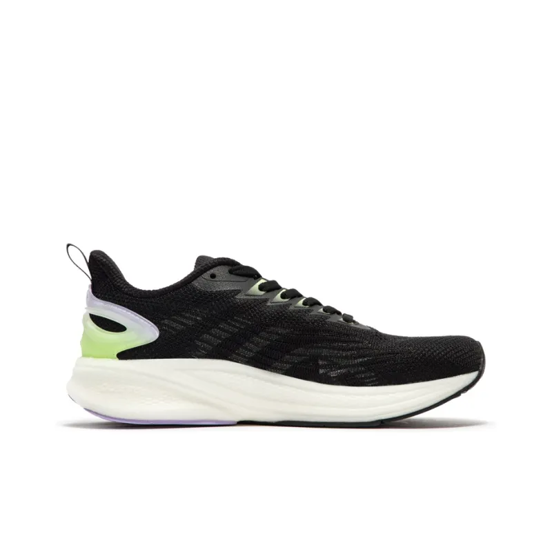 361° QU!KFOAM Running Shoes Women's Low Top Obsidian Black/Digital Lavender-1