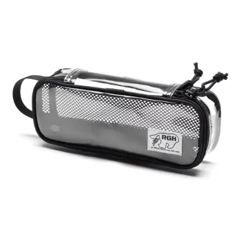 Rough Enough PVC Makeup Bag, Toiletry Bag Medium Size Unisex Transparent