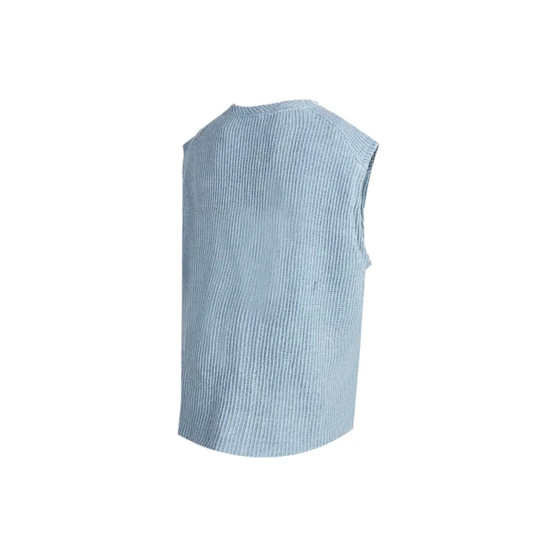 RELABEL Early Spring Collection Tank Tops Unisex Blue-1