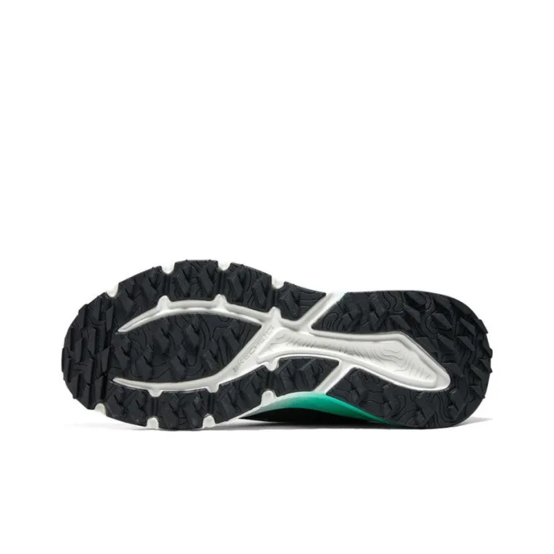 Skechers Anti Slip Wear Resistant Low Top Running Shoes Women's Black Green-4