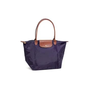 LONGCHAMP Le Pliage Nylon Fabric Shoulder Bag Women's Berry Purple
