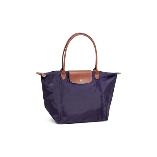 LONGCHAMP Le Pliage Nylon Fabric Shoulder Bag Women's Berry Purple