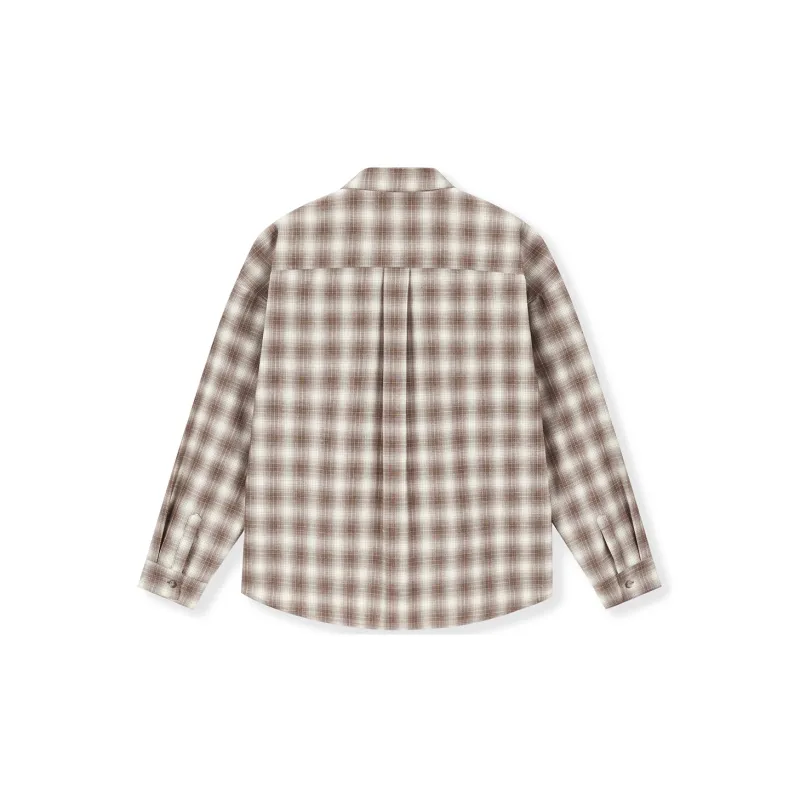 CONKLAB Shirts Unisex Brown Plaid-1