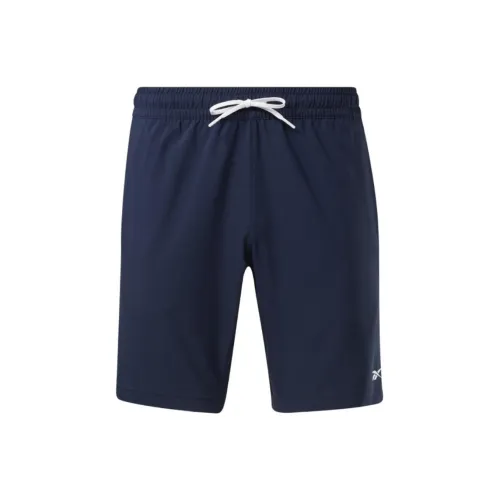 Reebok Sports Shorts Men Navy Blue