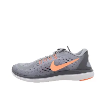 Nike Flex 2017 Rn Wolf Grey Sunset Glow Women's