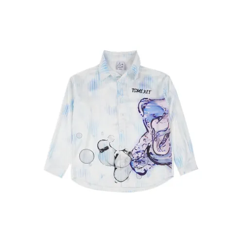 TSMLXLT Shirts Unisex Blue Tie-Dye