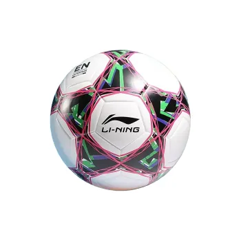 LiNing Size 4 Soccer TPU Machine Stitched Soccer Ball Unisex Black White Purple Green