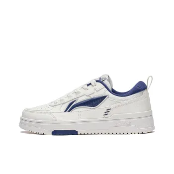 LiNing Tianji 2.0 Anti Slip Wear Resistant Low Top Skateboard Shoes Women's White Blue