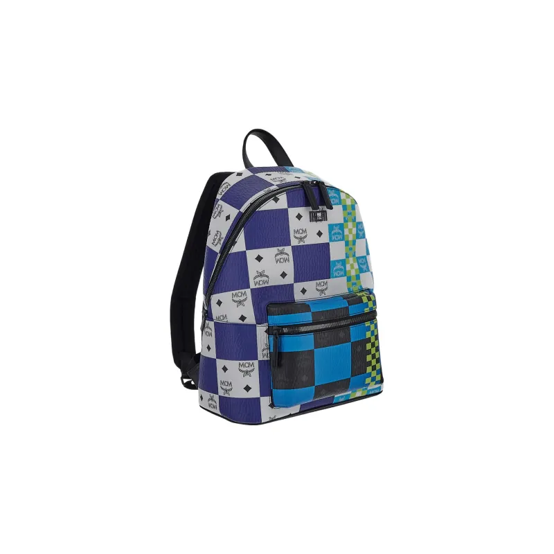 MCM Polyurethane Backpack Women's Floral-1