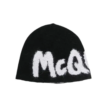 Alexander McQueen Beanies Men Black