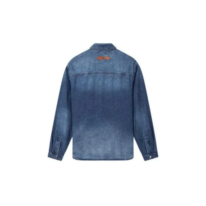 DKNY Shirts Men Medium Denim Blue-1