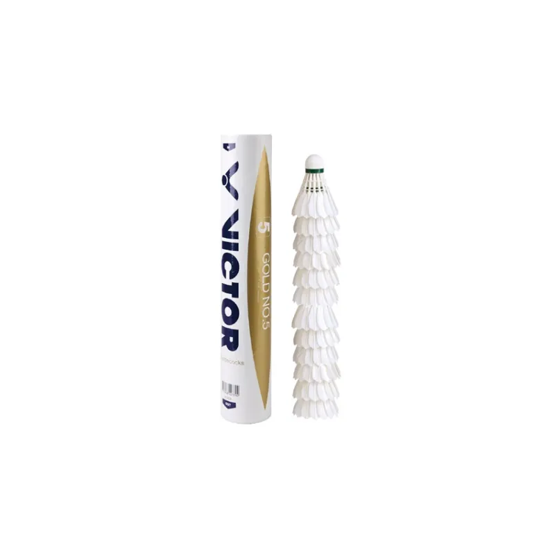VICTOR Golden Collection Duck Feather Shuttlecock 12 Pack Duck Feather Competition Training, Outdoor Shuttlecocks-7
