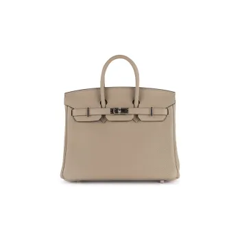 HERMES Birkin Togo Calfskin Cow Leather Birkin Bag Handbags 25 Women's Q1 Sauge Sage Green