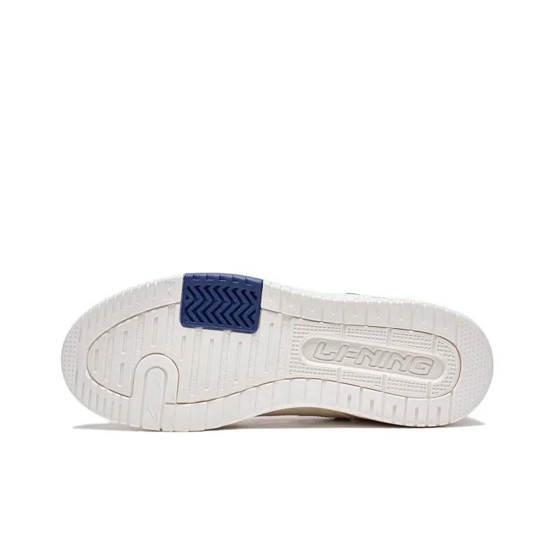 LiNing Tianji 2.0 Anti Slip Wear Resistant Low Top Skateboard Shoes Women's White Blue-6
