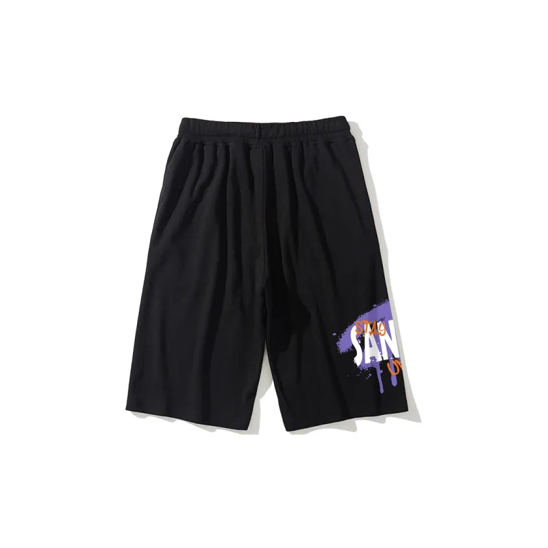 SANSYAS Casual Shorts Unisex Black-1