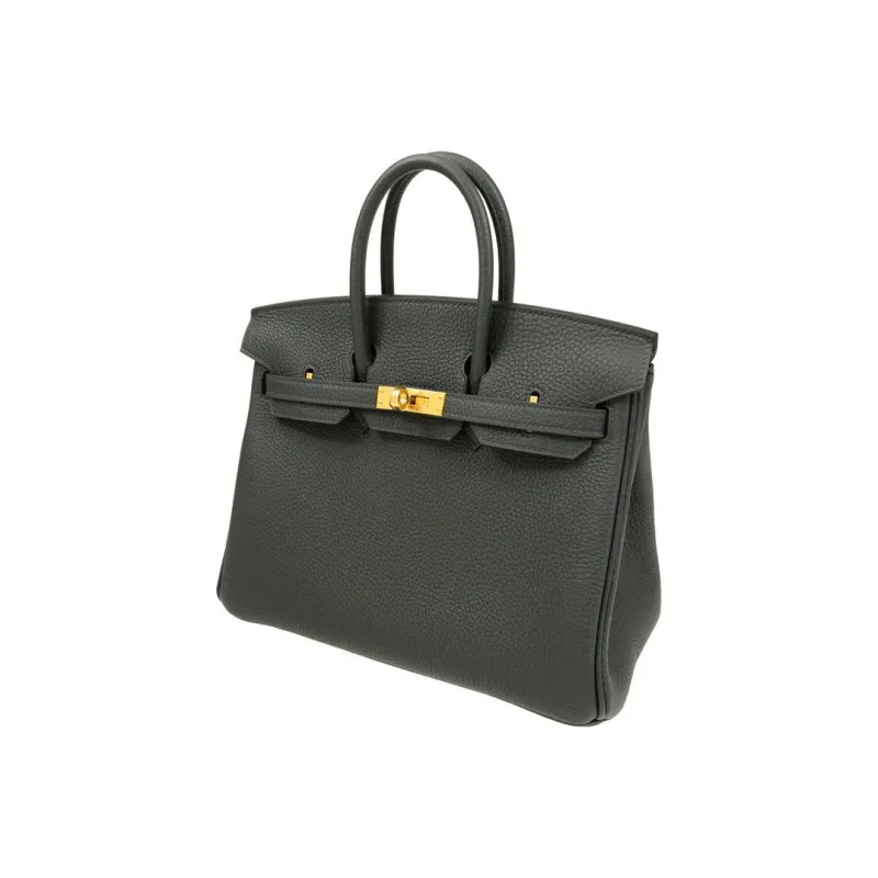 HERMES Birkin Togo Calfskin Birkin Bag Handbag Women's 67 Vert Fonce Dark Green-1
