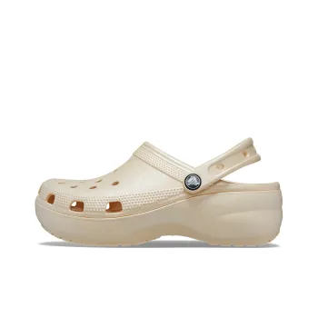 Crocs Classic Clog Platform Shimmer 'Vanilla' Women's