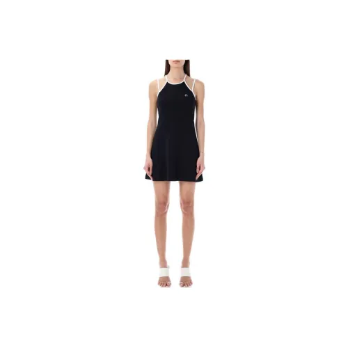 Marine Serre Slip Dresses Women's Black