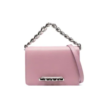 Alexander McQueen Calfskin Handbag Shoulder Bag Crossbody Bag Women's Pink