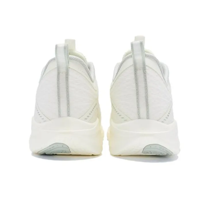 XTEP Lighten 7.0 Cushioning Anti Slip Wear Resistant Breathability Low Top Running Shoes Women's Sail White-3