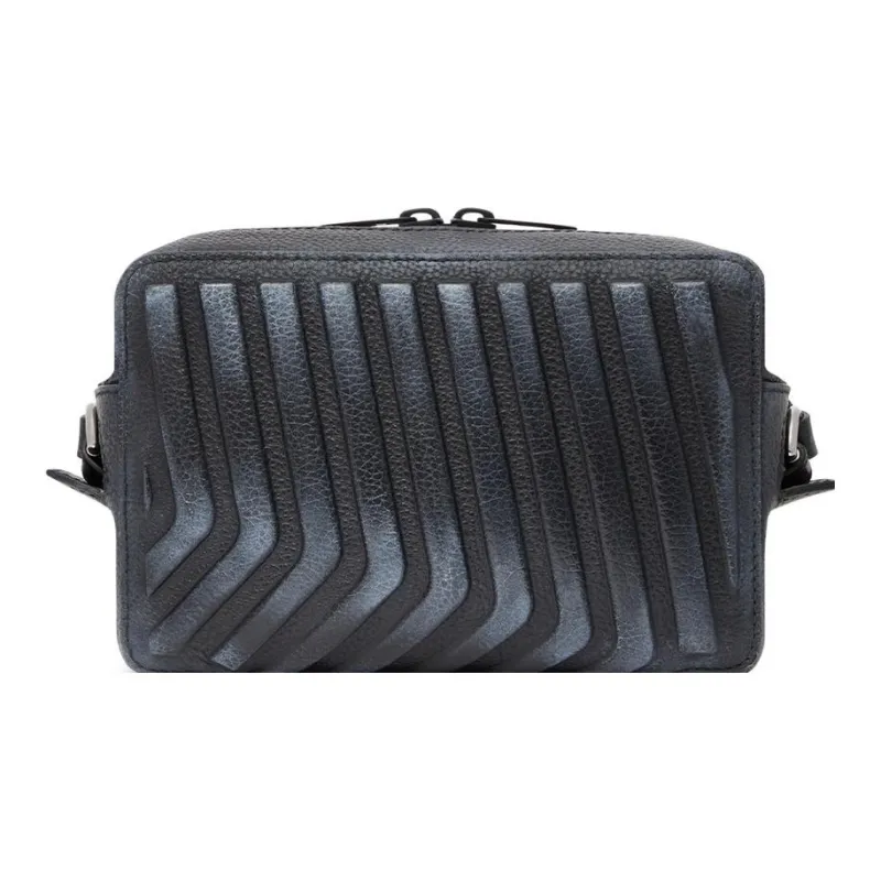 Balenciaga Car Grained Calfskin Camera Bag Shoulder Bag Crossbody Bag Regular Men's Grayish Dark-3