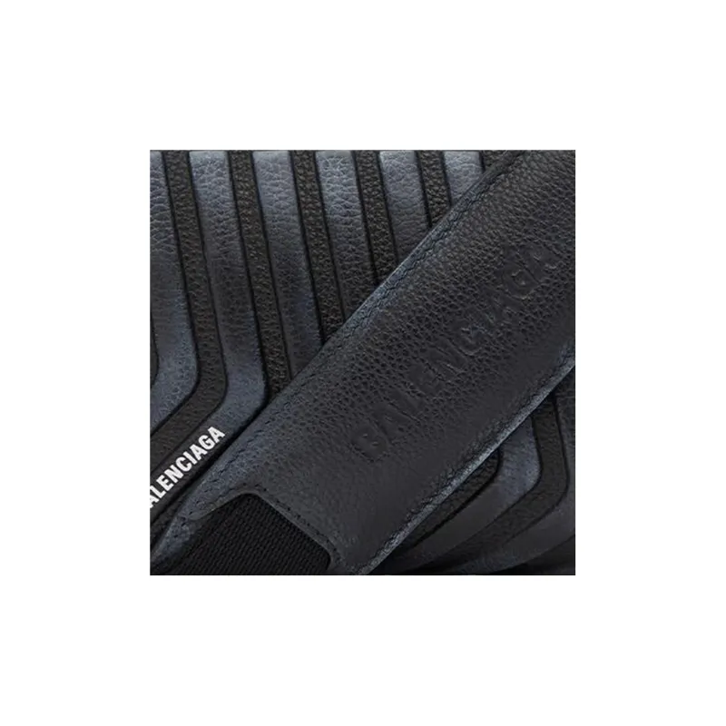Balenciaga Car Grained Calfskin Camera Bag Shoulder Bag Crossbody Bag Regular Men's Grayish Dark-5