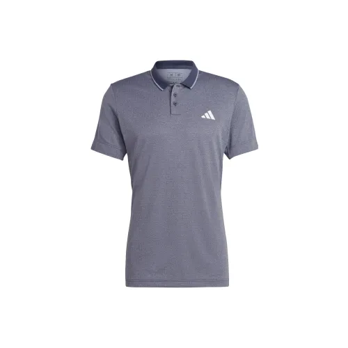 Adidas Polo Shirts Men Dark Navy Blue