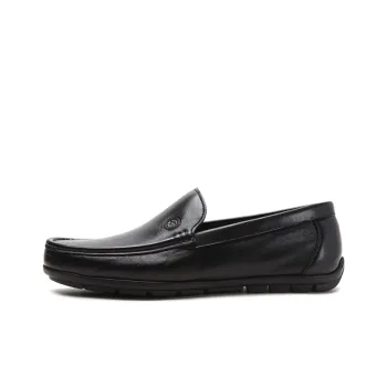 Satchi Casual Leather Shoes Men's Black