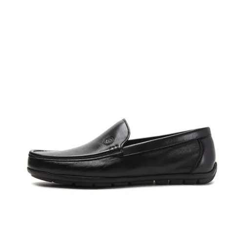 Satchi Casual Leather Shoes Men's Black