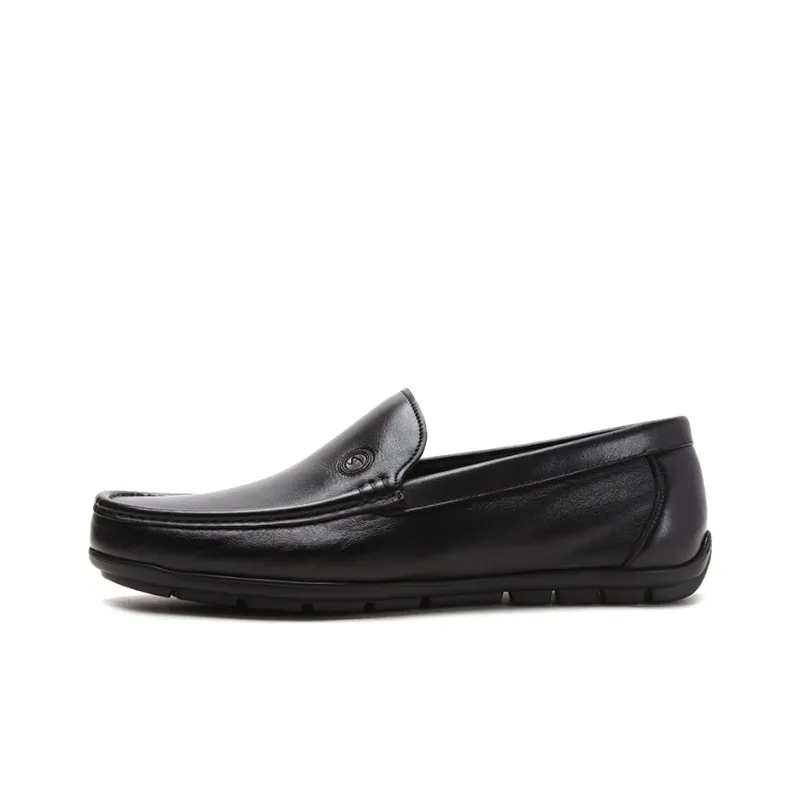 Satchi Casual Leather Shoes Men's Black-0
