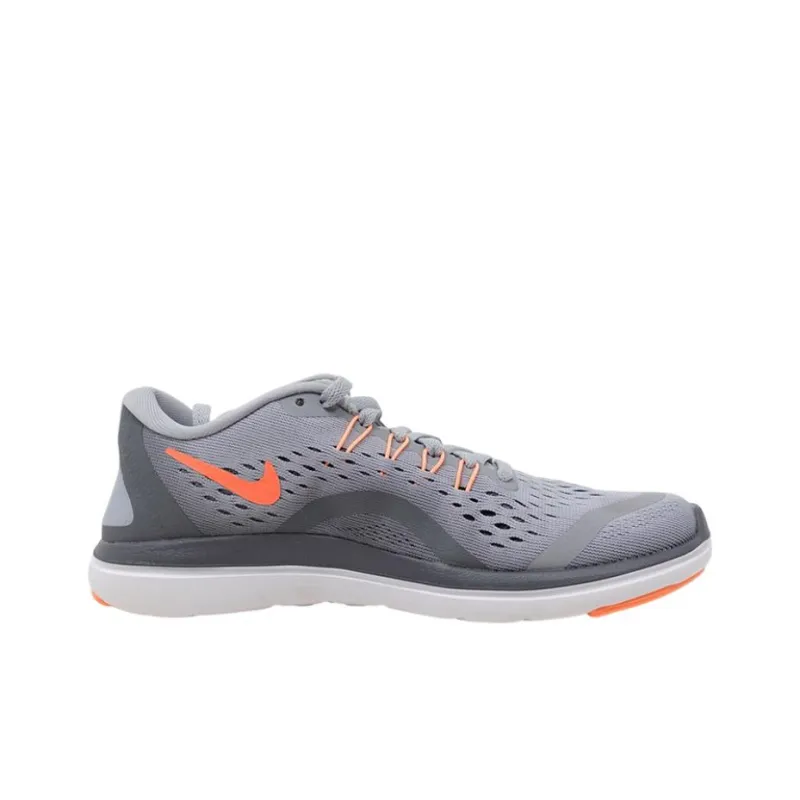 Nike Flex 2017 Rn Wolf Grey Sunset Glow Women's-1