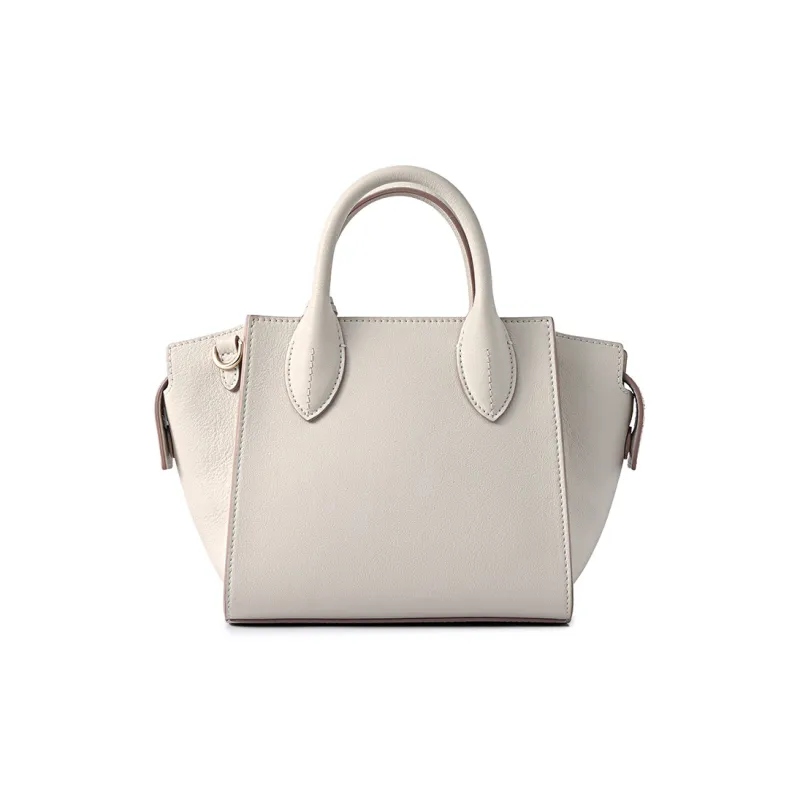 FION Cow Leather Tote Handbag, Shoulder Bag Trumpets Women's-2